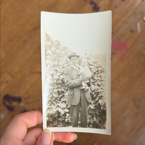 Vintage Black and White Photograph